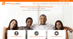 Desktop Screenshot of careersadviceforparents.org